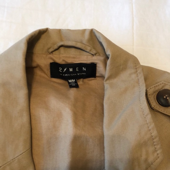 21 men button up coat lightweight - Picture 2 of 2